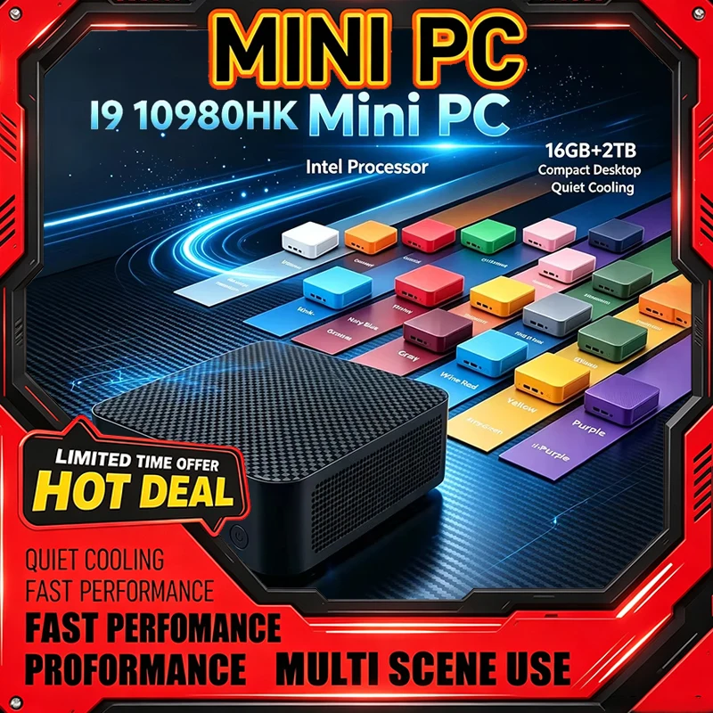 Home Office Windows 11 - インテル Core I9‑10980HK ミニPC 16GB 2TB