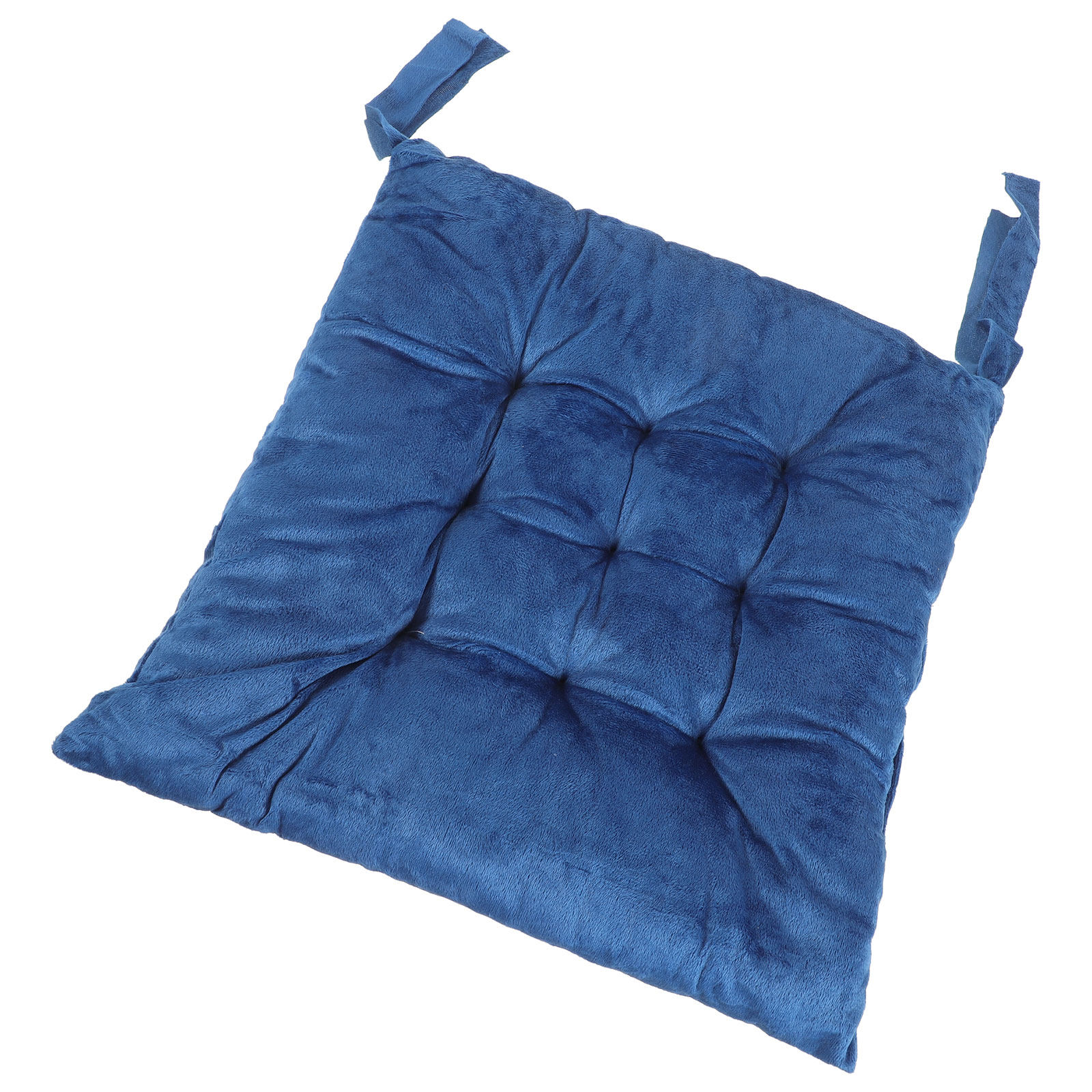 Home Office Sofa - 2 個のダイニングチェアクッション装飾シートパッド家庭用シートクッションストラップソフトで快適なホームオフィス車のソファ用