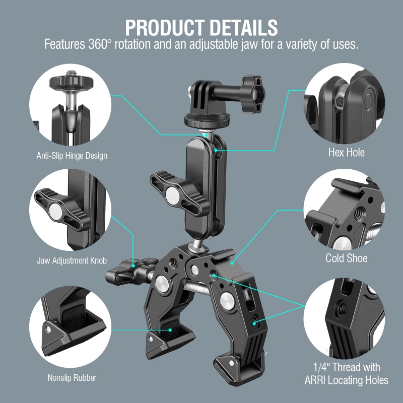ユニバーサルアルミスーパーカンプ、ダブルボールヘッドマジック - Monitor Arm Dual のレビューと価格