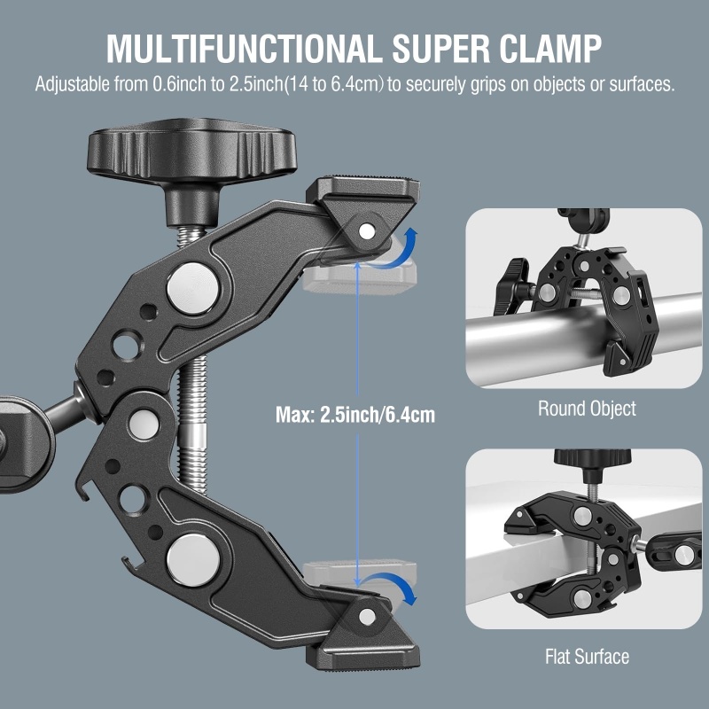 ユニバーサルアルミスーパーカンプ、ダブルボールヘッドマジック - Monitor Arm Dual のレビューと価格