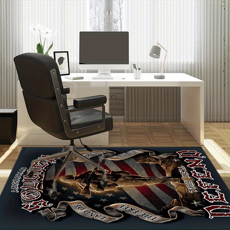 アメリカ軍兵士愛国心ラグ ホームオフィス用 - 国旗デザイン - Home Office Design Ideas のレビューと価格