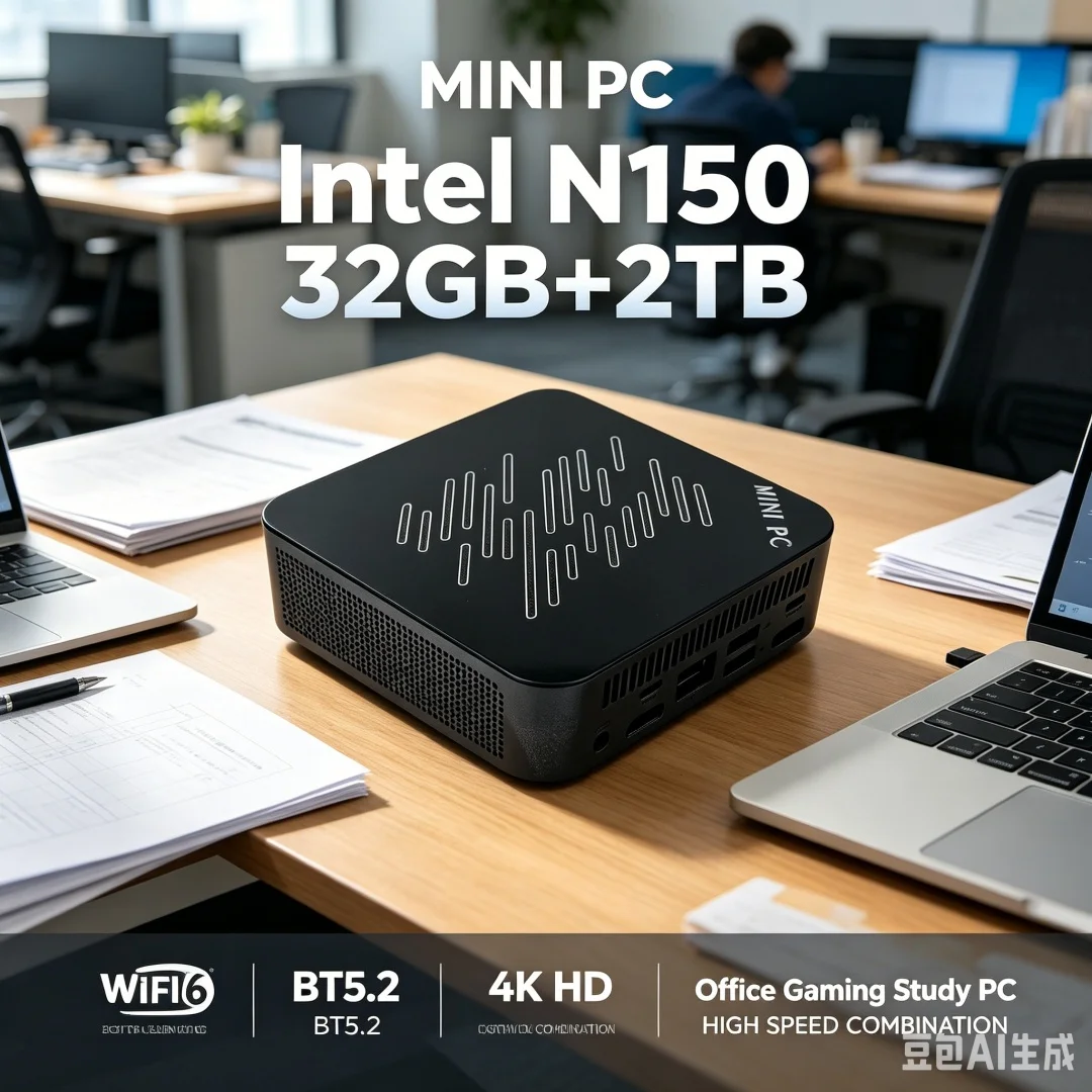 2026年新型インテルN150サイレントミニPC Windo - Home Office Windows 11 のレビューと価格
